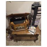Music player, table, cds+