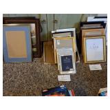 Assorted 5x7, 8x10 & larger pictures frames