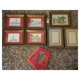 Wood framed prints, mats, & new wood frames