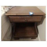 Wood side table