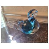 Glass blown swan