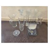 Crystal/glass vases+