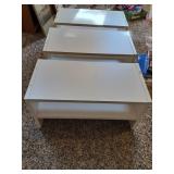 3 Stackable laminated shelves 24x12x12