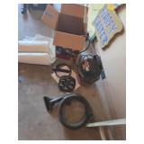 Shopvac vacuum, plastic rolls