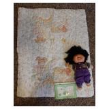 Cabbage Patch Kid Jade Maureen and blanket