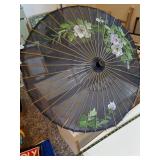 Bamboo hand painted parasol