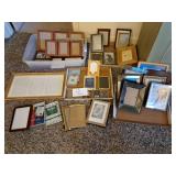 Large assortment nice picture frames
