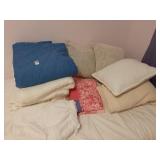 Throw pillows,  blankets,  comforter & other
