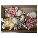 Porcelain Clown Dolls