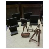 wood display stands & easels