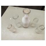 Milk Bottles with Embossed Label