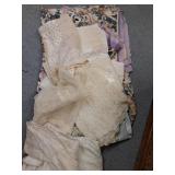 Fabrics, sacks, lots of lace!