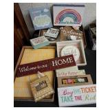 Large lot of new home decor