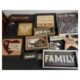 New painted wooded home decor +