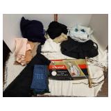 Vintage undergarments,  scarfs, swimming suit,