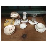 Lamps, Mirror, Dishes