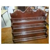 Wood display 19" x 9" x 15" tall