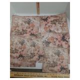 Pieces of canvas/ oil cloth ?