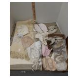 Vintage baby clothes, shoes , blankets &  more