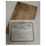 1934 Philip Lyne State of Kansas Jewell Co Judge