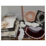 Mix collars,  yokes & other crochet