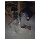 3 spinning displays racks