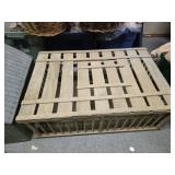 Wood Chicken crate 35" x 23" x 12" tall