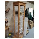 Tall wood & acrylic display case
