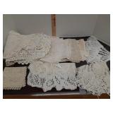 Crochet doilies & other