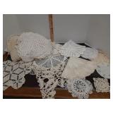 Crocheted doilies & other
