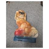 Small dog, chalkwear