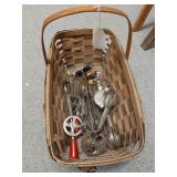 Basket  & egg beaters: mid Century. Dover