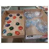 Mini glass dishes  & glass candy