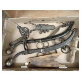 Case iron & Wooden Boot Jacks +