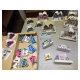 Christmas village vintage cardboard Japan