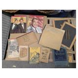 Old writing tablets, literature chalk boards +