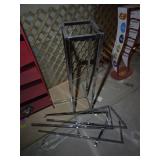 Clothing rack with adjustable racks,