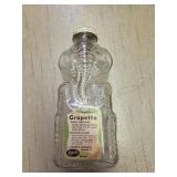 Elephant grapette glass bottle
