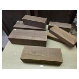 Wood boxes / display