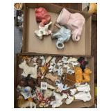 Dogs and elephant pieces