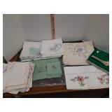 Cross stitch hand work: table clothes , napkins &