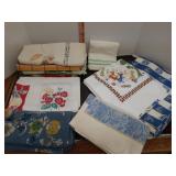 1950s table clothes & other