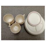 Fire-King Cups, Restaurant Plates