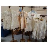 Vintage baby & toddler dresses, bonnet