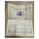 1868 jefferson IA marriage license