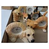 Tail wagging animal clocks SEE VIDEO! Approx 6