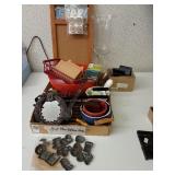 Wreath hangers, small bulletin board, lg tall
