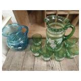 2-Pitchers, 6-Glasses
