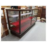 Oak display case.  Early 20th century