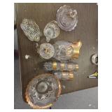 Clear gold leaf dish set